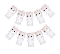 DIYEAH 10pcs Colorful Kitten Keychain Cat Charms for Jewelry Making Cute Bracelet Charms Flocking for Necklace Small for Diy Projects Keyrings for Women Cat Jewelry Making Accessories