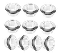 DIYEAH 10pcs Desk Grommets Durable Cable Hole Covers for Wire Organization Chrome Finish for Desks and Workstations Keep Cables Tidy and Enhance Aesthetics