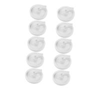 DIYEAH 10pcs Dishwasher Roller Wheels Replacement Parts for Smooth Operation Sturdy Plastic Design Easy Installation for Home Appliance Repairs