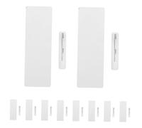 DIYEAH 10pcs DIY Wooden Name Tags Clips Blank Name Badges for Sublimation Reusable Plates Pins Wooden Tags Blank for Boys and Girls Craft Project