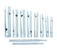DIYEAH 10pcs Dual Ended Hex Socket Wrench for Spark Plug Installation Steel | Silver Steel Build, Efficient Repair Parts Tool, Easy Installation and Removal, Automotive Maintenance Use