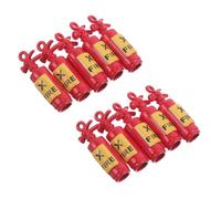 DIYEAH 10pcs Fire Extinguisher Charms for DIY Jewelry Making Durable Alloy Fireman Earring Pendants Unique Graduation Keychain Findings Crafting Accessories for Necklaces and Bracelets
