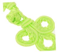 DIYEAH 10pcs Handmade Chinese Frog Closure Buttons for Coats Women Traditional Three Leaf Toggle Knot Fasteners in Tender Green Versatile National Style Clothing Accessories for Formal