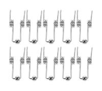 DIYEAH 10pcs Heat Resistant Metal Torsion Springs for Curling Iron Rod Replacement Double Torsion Spring Accessories for DIY Hair Styling Tool Maintenance and Repair