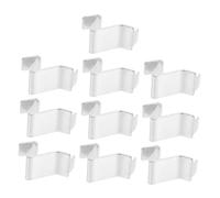 DIYEAH 10pcs Heavy Duty Metal Shelf Bracket Pegs Sturdy Supports for Office Cabinets File Organization Versatile Iron Clips for Kitchen Bookcase Shelving