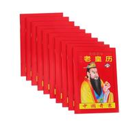 DIYEAH 10pcs Horse Zodiac Desk Calendar with Solar Terms Illustrated Traditional Design for Home Office Display Enrich Your Space with Cultural Fusion