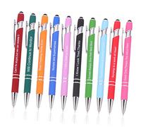 DIYEAH 10Pcs Inspiring Ballpoint Pen Set Stylish Writing Pens for Office Home Use Smooth Writing Ergonomic Design for Students Creative Projects