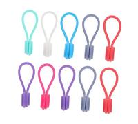 DIYEAH 10PCS Magnetic Cable Organizer Clips Durable Delicate Wire Holder for Desk and Home Compact Silicone Cord Winder for Headphone Earbud Cables Tidy Power and USB Cord Management