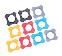 DIYEAH 10pcs Microphone Fall Rings Non Slip Rubber Protective Shockproof Covers for Handheld Wireless Mics Multi Color Orange Black Gray Red for Office Training and Live Use