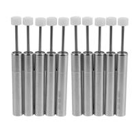 DIYEAH 10Pcs Mini Hydraulic Damper for Trash Can Lid Soft Closing Support Piston Replacement, White Stainless Steel Kitchen Cabinet Trash Can Accessories Shock Absorber for Household Use