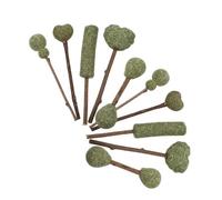 DIYEAH 10Pcs Natural Catnip Lollipop Chew Sticks Edible Cat Snacks for Teeth Cleaning and Digestive Care Mixed Styles Indoor Kitten Dental Care to Reduce Biting and Stress