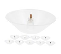 DIYEAH 10pcs Oil Collection Cups for Range Hood Durable Heat Resistant Stove Oil Collector Effortless Installation for Home Restaurant Kitchen Cleanliness