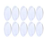 DIYEAH 10pcs Plastic Flowerpot Tray Flowerpot Base Tray for Basin and Flower Pot Sturdy Resin round Flat Bottom 300 Style Excellent and Workmanship Keeps It from Sliding Not Easy to Break