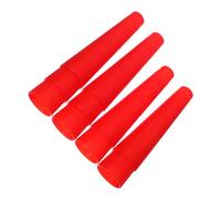 DIYEAH 10pcs Plastic Yarn Bobbins Thread Holder for Knitting and Embroidery Conical PVC Yarn Storage Tubes with Smooth Surface to Minimize Abrasion Tapered Wool Winding Spools for Sewing