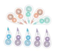 DIYEAH 10pcs Portable Correction Tape for Students Convenient Mini White Tape Rollers Use for Quick Mistake Erasing and Rewriting