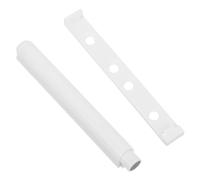 DIYEAH 10pcs Push to Open Cabinet Door Latch for Drawers and Cabinet Doors with Invisible Installation, Sturdy Construction, and Handless Operation, White Plastic Magnetic Mechanism
