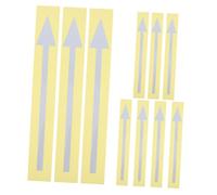 DIYEAH 10pcs Reflective Arrow Stickers for Outdoor Mailboxes Self Adhesive Directional Sign Decals with Night Visibility Weatherproof Floor and Wall Marking for Enhanced Mail Efficiency