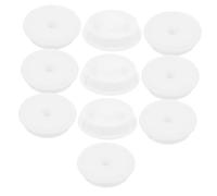 DIYEAH 10pcs Replacement Sticky Lint Roller Covers Plastic Roller Plugs for Pet Hair Removal Clothes Furniture Travel Use