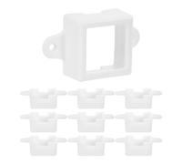 DIYEAH 10pcs Rope Light Mounting Clips - Led Outdoor Light Installation Brackets - White Mini Lighting Bracket Accessories for Party Decorations Compatible with Govee