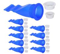 DIYEAH 10Pcs Silicone Floor Drain Core Backflow Preventer Gravity Theory Waste Sealing Ring for Kitchen Sink Bathroom Balcony Sturdy