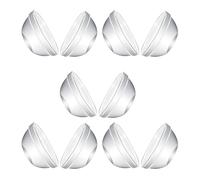 DIYEAH 10pcs Small Glass Pinch Bowls 45ml Stackable Round Dishware | Smooth Surface, Lightweight Build, Elegant Simple Design, Home Kitchen Use, Serving Pieces for Snacks
