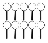 DIYEAH 10pcs Small Plastic Magnifier, 3X Mini Magnifying Glass, Portable Handheld Reading Lens for Home, Classroom, Outdoor Science Observation