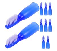 DIYEAH 10pcs Soft Bristle Prison Toothbrush Set with Short Handle, Portable Mini Manual Toothbrushes for Inmate Use, Anti-self- Design, Suitable for Detention and Psychiatric Facilities