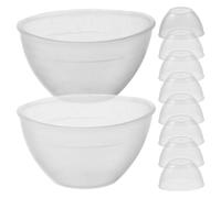 DIYEAH 10pcs Soft Plastic Eye Washing Cups for Eye Care and Traveling Reusable