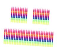 DIYEAH 10pcs Stackable Rainbow Highlighters Set, Multi-Section Colorful Markers for ’S Painting and Book Reading, Graffiti and Art Supplies for Students