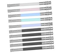 DIYEAH 10Pcs Stainless Steel Holders for Colored Pencils Drafting Tools Ergonomic Slip Grip Design for Enhanced Drawing Experience