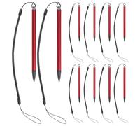 DIYEAH 10PCS Stylus Pen: Resistive Touchscreen Drawing Pen with Spring Rope Universal Capacitive Stylus for Tablets Smartphones Writing Sketching