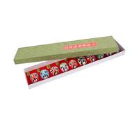DIYEAH 10pcs Traditional Chinese Opera Mask Clay Crafts Lifelike Details, Distinctive and Decorative Mini Peking Opera Masks for Home and Office Bookshelf Decoration