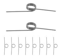 DIYEAH 10pcs Trash Can Lid Torsional Springs Replacement Flipping-top Bucket Lid Springs Wear-Resistant Wire for Garbage Can Repair Easy Installation