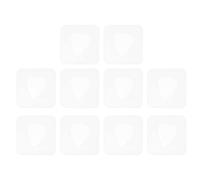 DIYEAH 10pcs Triangle Epoxy Guitar Pick Casting Molds DIY Resin Plectrum Silicone Moulds for Crafting Handmade Jewelry and Art Projects