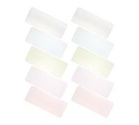 DIYEAH 10pcs Universal Silicone Keyboard Protector Covers for Laptop and Notebook, Reusable Thin Waterproof Dustproof Keyboard Films Compatible with 12-14 Inch Devices, High Transparency