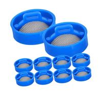 DIYEAH 10pcs Washing Machine Water Valve Filter Screens with 2cm Metal Mesh Inlet Strainers for Automatic Washer Water Inlet Protection and Sediment Filtration