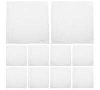 DIYEAH 10pcs White Breathable Mesh Silicone Applique Mat 40x40cm Quilting Craft Fusing Sheet Thick Heat Insulation Pad for Artistic Sewing and Craft Projects
