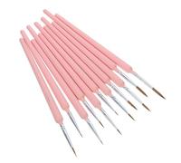 DIYEAH 11pcs Gouache Line Pen Set for Miniature Painting Artist Brush Set Fine Detail Paint Brushes for Acrylic Painting