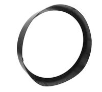 DIYEAH 12 Inch Wide Edge Quartz Clock Shell Replacement Lightweight Black Plastic Clock Frame for Home and Office Use