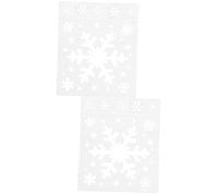 DIYEAH 12 Pcs Reusable Snowflake Painting Stencils Plastic Templates for DIY Crafts Lightweight and Washable Drawing Molds for Wall Scrapbook Decoration
