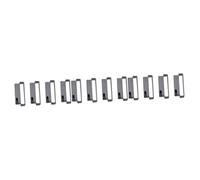 DIYEAH 12 pcs Stainless Steel Watch Connectors One Piece Metal Adapter for Smart Watch Bands Compatible with Leather Silicone Straps Durable Replacement Accessories