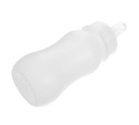 DIYEAH 120ml Goat Feeder Multi-functional Milk Feeding Use Bottle with Nipple Design Plastic White Small Animals Lambs Feeding Milk and Medicine