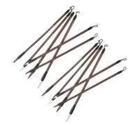 DIYEAH 12Pcs Chinese Calligraphy Brush Set Durable Calligraphy Pens for Writing and Drawing Students School Home Practice Essential Tools for Improving Ink Brush Skills
