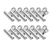DIYEAH 12pcs Metal Nail Art Tool Finger Clips for Holding Nail Tip Molds for Manicure at Home