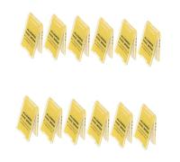 DIYEAH 12pcs Mini Memo Paper Holder Clips for Desk Creative Funny Warning Sign Note Display with Sturdy Clip for Office Workspace Table and Home Organization