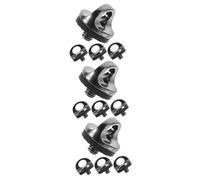 DIYEAH 12pcs Ring Camera Screws Camera Clip Split Ring Split Hook Wrist Strap Fixing Screw for Tripod Mounting Plate Fixing for Quick Release Plate Monopod