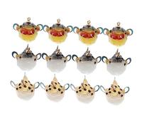 DIYEAH 12Pcs Small Fish Charms for Jewelry Making Durable Crafting Charms for Bracelets Necklaces Keychains and DIY Projects for and Decorations