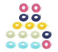 DIYEAH 15 Pcs Cable Organizer Spiral Sleeve Protectors Data Cable Management Tool for Wires Chargers Durable Fun Accessories for Tidy Desks