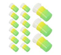 DIYEAH 15 Sets Compact Break-resistant Pvc Medication Cups with Lids for Pills and Liquid Dispensing, Multi-colour Disposable Pill Dose Cups Suitable for Home and Work Use
