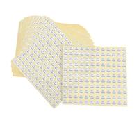 DIYEAH 150 Sheets Pass The Inspection Label Labels Qc Stickers Inspection Sticker Tags Small Safety Testing Coated Paper White